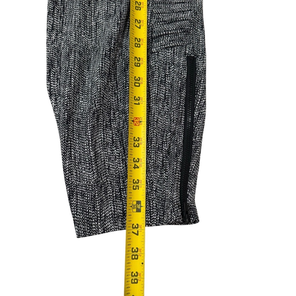 Athleta Delancey Textured Moto Tight Athletic Leggings Zipper Detail Size 2X - Picture 11 of 14